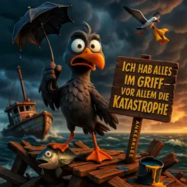 Ich bin oft die  #Katastrophe in #Wort und #bild 🤣🤣🤣🤣 #wochenende #freakyfriday #ankerklee #eintagohnemenschen #yourpage #yourbestshot #y #Freitag #möwe#pechvogel #möwe#wetterkatastrophe #Wetter #kat 