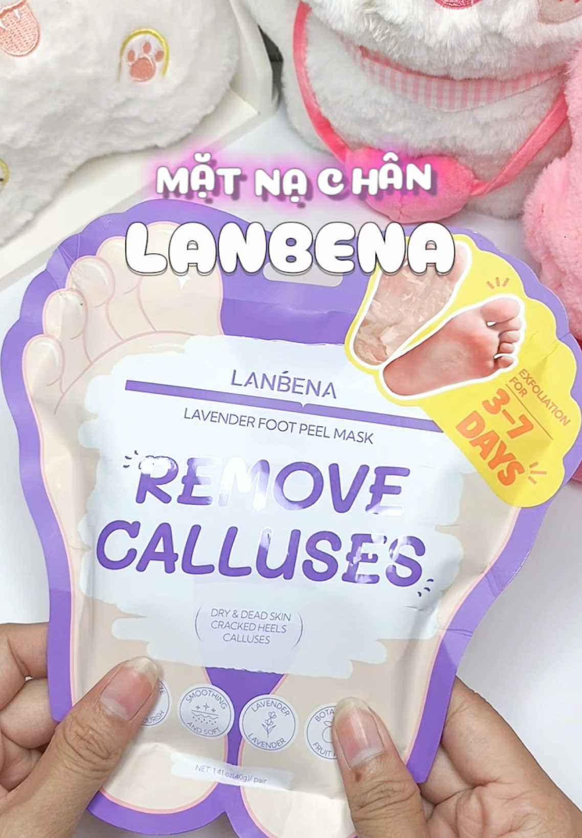 Mặt nạ chân LNBENA l.oai b.ỏ lớp TBC trong vòng 3-7 ngày💦💦 #lanbenaskincare #matnachan #lanbena #vrial #xuhuong #foryou 