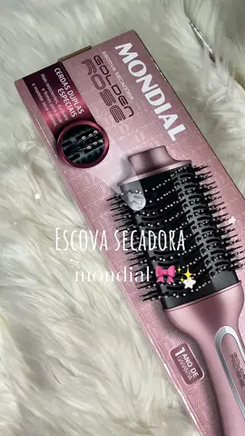 #CapCut Minha mais nova aquisição 🎀✨ #mondial #escovasecadora 