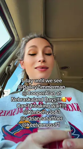#nebraskafarmgirl #iowagirl #creatorsearchinsights #foryoupage #duet_junkies #nebraskalanddays #concertcountdown #baileyzimmerman #cantwait #concertseason #girlstrip2025 #excited 