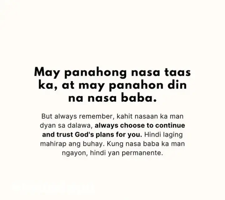 #faithoverfear #trustgodsplan #lifeseasons #keepgoing #motivatedbyfaith #godiswithyou #pagbabagoaydarating #tiwalalang #kapagnasababa #tiktokinspo #pinoymotivation #pageforyou #fypシ゚viral 