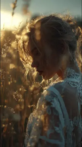 Beautiful woman in a wihte lace dress on a field at sunset.   #portrait #sunset #fridayvibes  #Digital #aicommunity  #artwork #aigenerated #aiarist #ai #alart #aiartwork #mustwatch #viralcontent #viralvideos #viralvideotiktok #sciencefiction #scifi #future #space #explore #utopia #sciftok aiart #aianimation #vision #fyP #4k