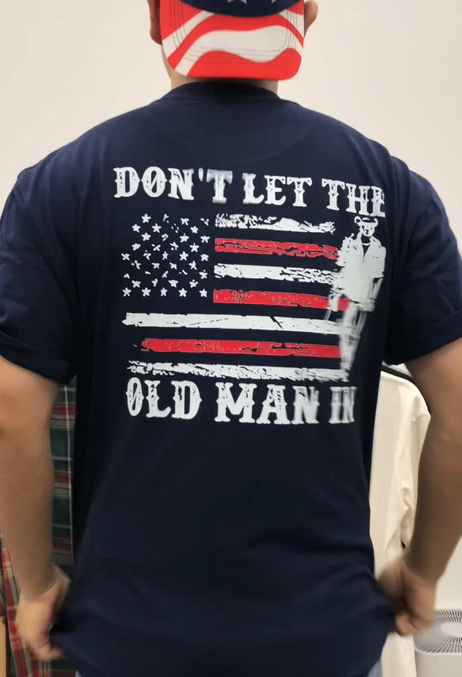 don't let the old man in shirt #trending #tiktokshopsummerturnup #america 