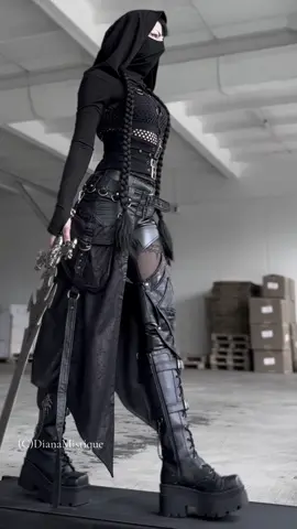 1️⃣Main quest: reach the weekend 🫣Side quest: avoid people (failed) 🥶Plot twist: made too many plans, had to cancel them all 😎XP gained: +5 social stealth, +3 outfit coordination, +7 guilt, +2 relief ⚔️🥷⚔️ @Fantasmagoria  #altfashion #darkfashion #OOTD 