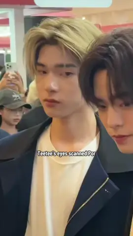 Teetee checked his P’handsome 🤭 #ป๋อตี๋ตี๋ #porteetee #teeteepor #porteeteepor #bl #teetee #porsuppakarn #thaibl #teeteewanpichit 