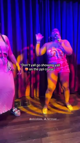 I think we have a good performance 🤣🤣🤣🤣 Boyz 2 Men needs to sign us @Brown Blondie 💋 #royalcaribbeancruise #fyp #contentcreator #contentcreatorsoftiktok #blackgirlluxury 