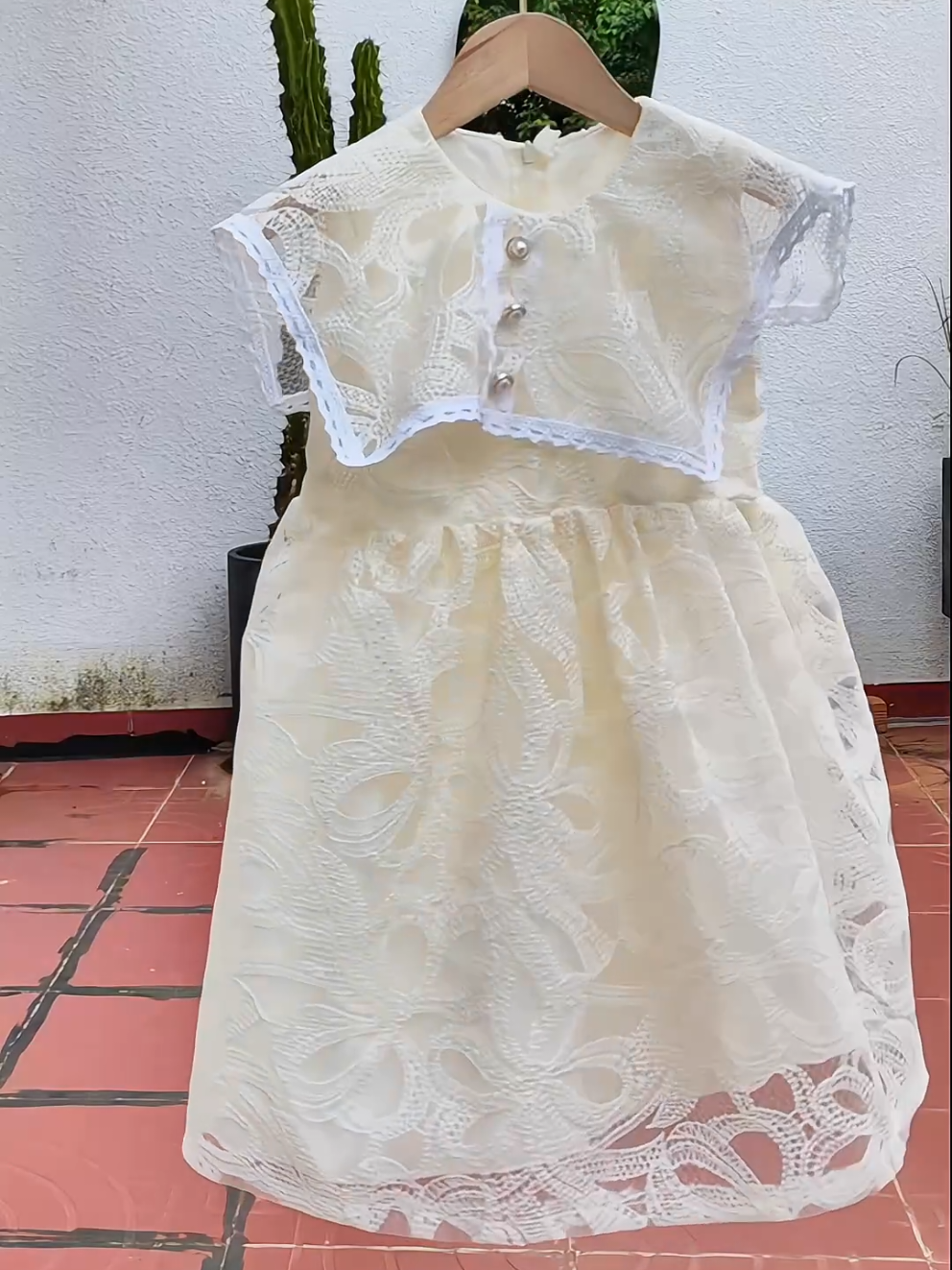 váy tiểu thư ren bé gái #vaybegai #vayxinhbegai #vaycongchuachobegai 