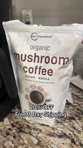 Mushroom Coffee #coffee #mushroom #mushroomcoffee #healthyliving #energy #fyp 