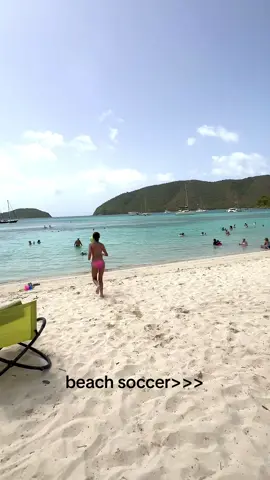 i love this sport ⚽️☀️🌊🌴🛥️🧜🏼‍♀️🤿 #stjohn #usvi #beachsoccer 