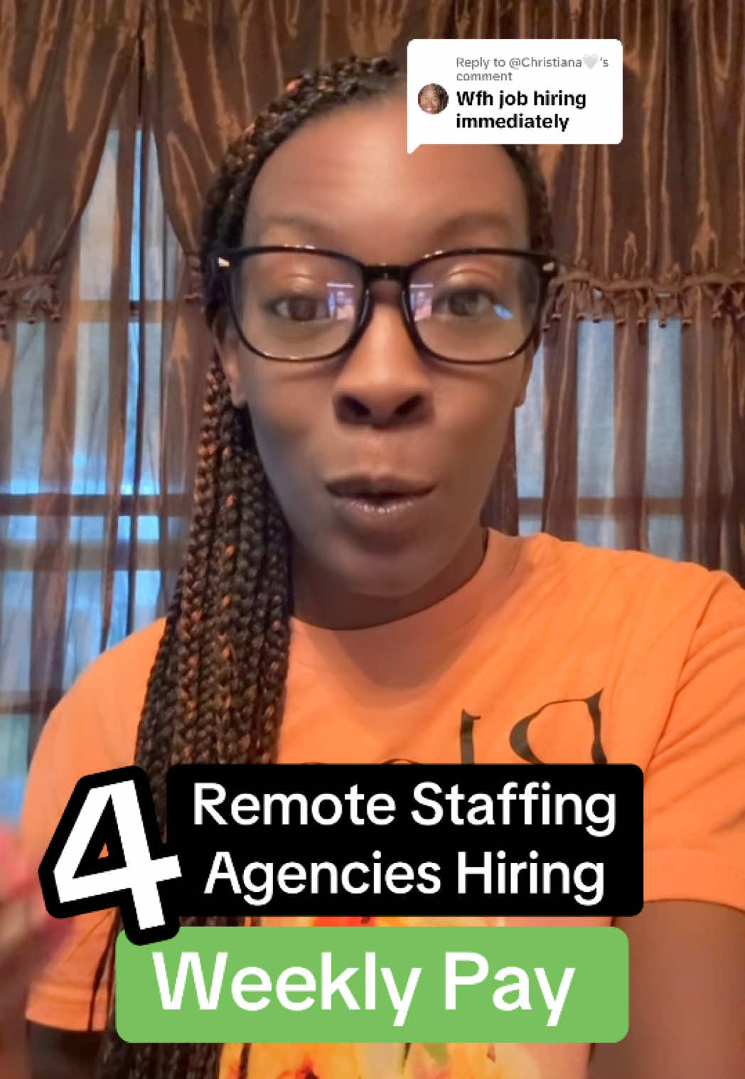 Replying to @@Christiana🤍 These 4 remote staffing Agencies are Hiring! Apply Now! #creatorsearchinsights #wfh #fyp #remotejobs #customerservice #hiringnow #wah #wfhmom #remotework #hiring 