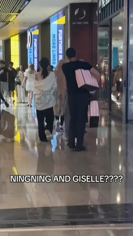 NINGNING AND GISELLE SPOTTED IN WESTFIELD STRATFORD OUT OF ALL PLACES😭😭😭😭 #aespa #kpop #ningning #giselle #london #westfield #stratford #foryou #fyp