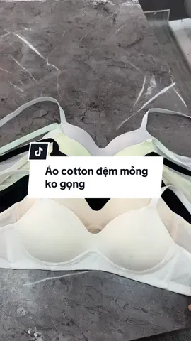 Áo cotton đệm mỏng, ko gọng, mặc mát, ko há hở, bửa quả #aolot #aonguc #aolotkhonggong #aolotcotton #aolotcottonnu 