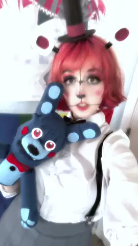 my last transition with brown hair… #fnaf #fnafcosplay #funtimefreddycosplay #cosplay #pinkhair 