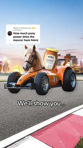 Replying to @Steven.mcc 🤙 maybe too much 😰 tell us where Mascar the Pony should go next! 👇 #heinz #mascarpone #pastasauce #ponytok #cartok 