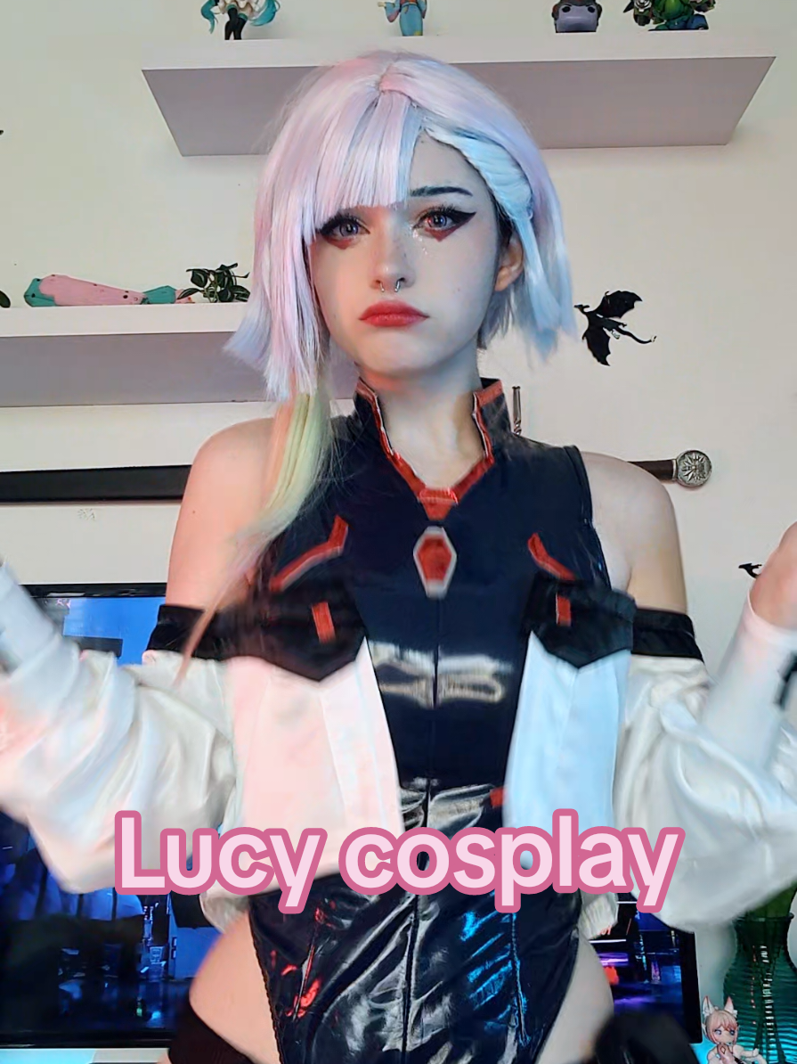 Im live as lucy now come say hi! 🩷 #cosplay #cyberpunk #cyberpunk2077 #cyberpunkedgerunners #lucycosplay #anime #animecosplay 