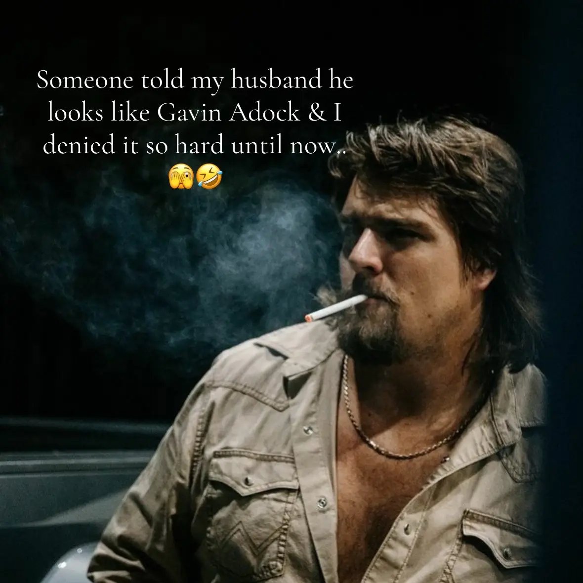 All he needs is the long hair. They got the same personality, dad bod, and face I guess💀 #gavinadcock 