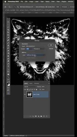 Wolf Design for DTF Transfers #dtfprinting #dtftransfers