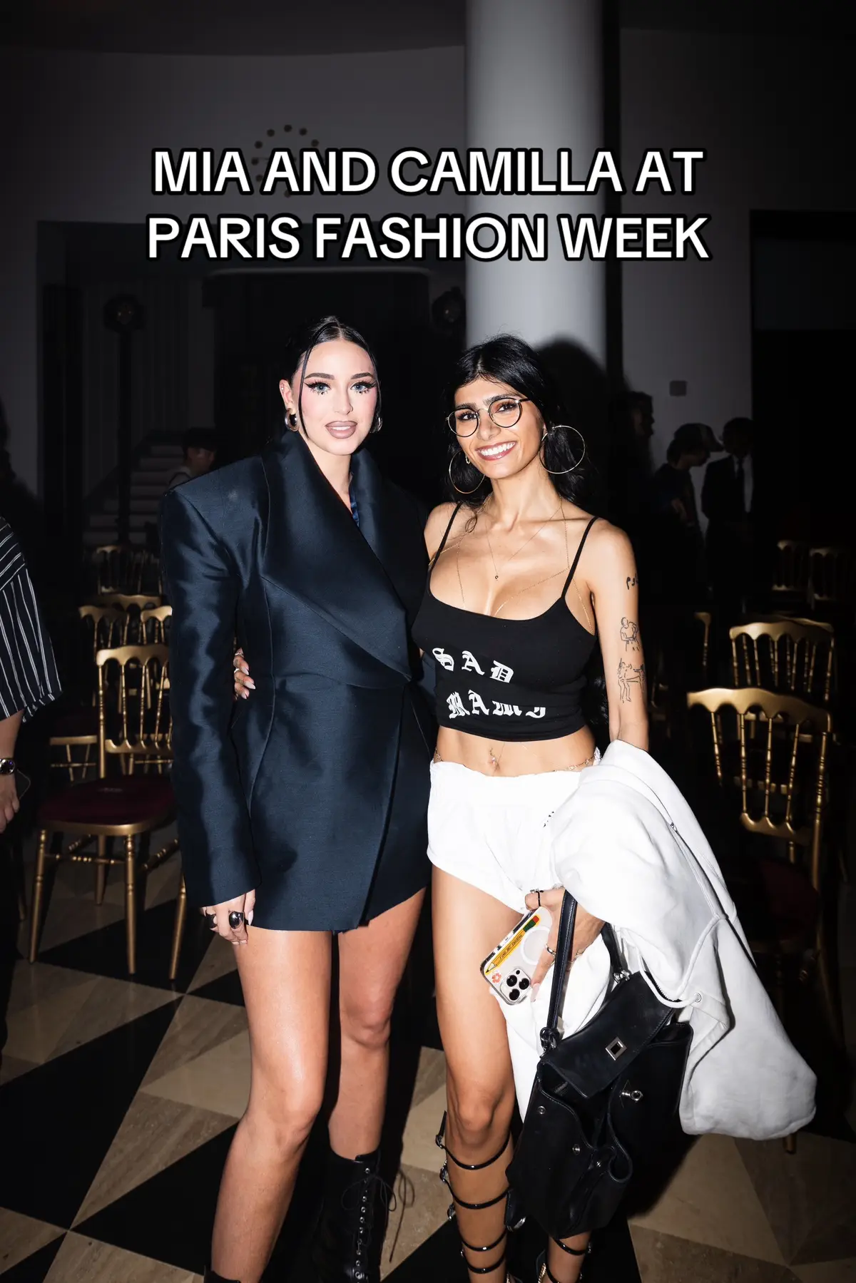 ICONIC @Camilla Araujo @Mia K. #bophouse #parisfashionweek 
