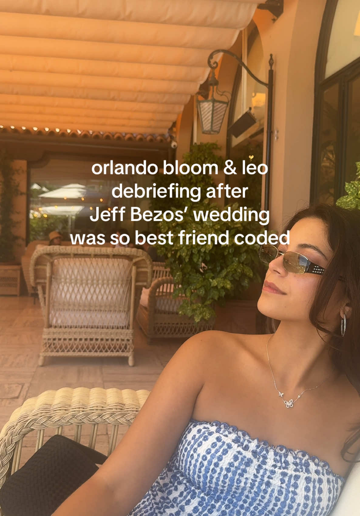 Ngl their tea was HOT #BestFriends #jeffbezos #jeffbezoswedding #venice #italy #orlandobloom #leodicaprio 