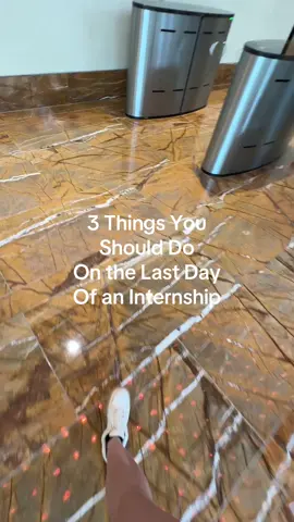 How to end on a good note! Also stay in touch with people you have worked with! You never know where you or they will end up!  #internship #summerintern #fyp #LifeHack #internseason 