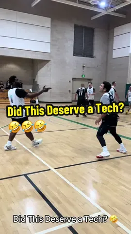 Guy Was Talking Spicy First 🤣 #foryoupage #basketball #ballislife #blowthisup #hezigod #funny #viral #emote #celebration #mensleague #5v5 #5on5 #bball 