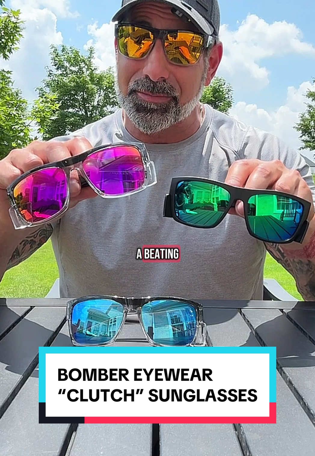 The “CLUTCH” sunglasses by Bomber Eyewear is classic, stylish and durable! Built for safety and they float! Perfect for everyone! Get your pair today! . . #bombereyewear #clutchsunglasses #bomberclutch #sunglasses #polarizedsunglass #polarizedsunglasses #ansiz87 #safetyglasses #CapCut #treasurefinds #ad #spotlightfinds #TikTokShopCreatorPicks #TTfest #TTSLevelUp #springtok #Dealsforyoudays #TikTokShopSummerTurnUp#FunInTheSun #OutdoorFun #TikTokShopUnboxing #TikTokshopsummersales #Summervibe #Summertime #TikTokSummerSale #RoadTripEssentials #FlashSale