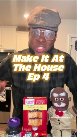 On this episode of “Make It At The House” we make the “Peanut Butter & Jelly Cake” 😳. Let’s see how it went‼️👀🤤😂 #ChristianJohnsonComedy ##fy##fyp##foryou##foryoupage##funny##comedy##cooking##food##Foodie##foodreview##foodtiktok##trend##trending##Recipe##recipes