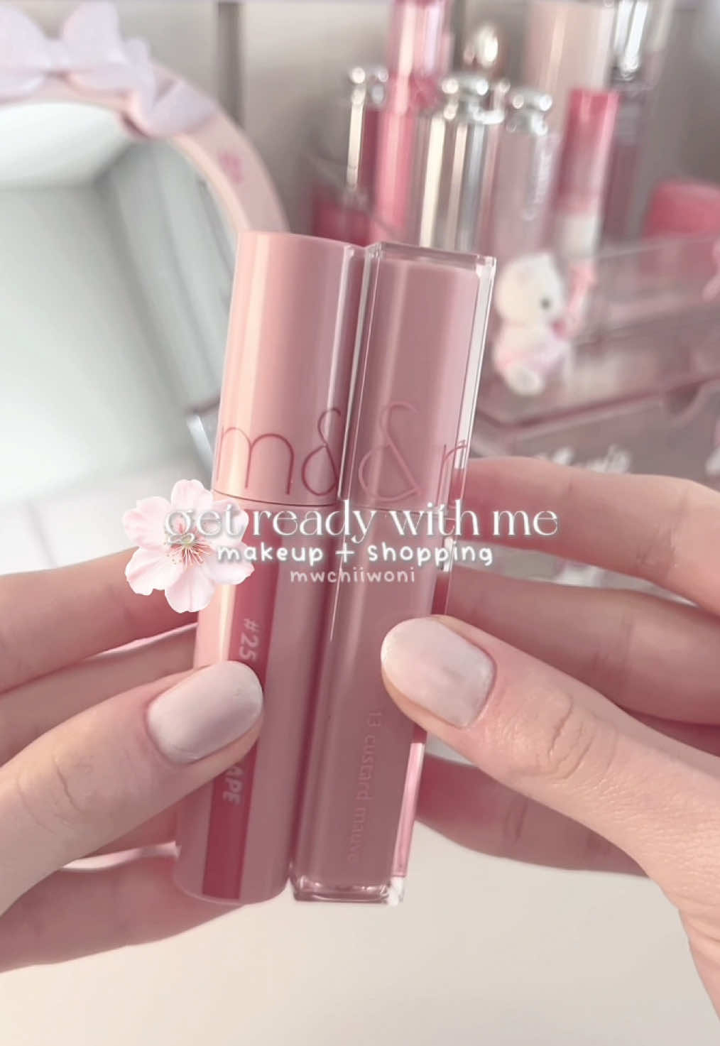 get ready with me! 🎀 ⟡˖ do not repload❕#wonyoungism #kbeauty #grwm #Vlog #shopping #kbeauty #makeup #aesthetic #pink #foryoupage #fyp 