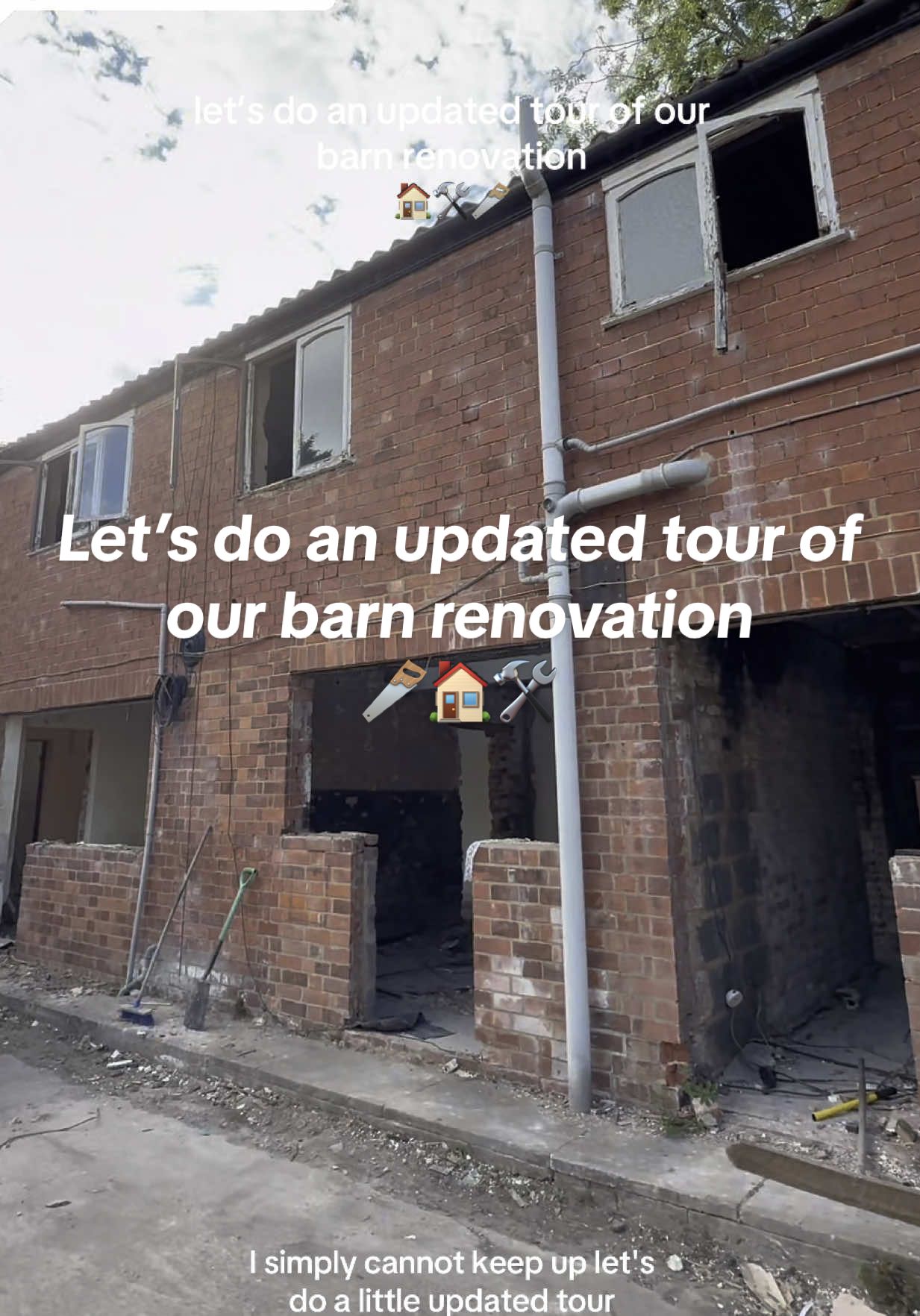 Replying to @ottoandpip🌟🌸 eeekk! We are moving so quickly I can’t wait to transform this place ! #houserenovation #barnrenovation #barnconversion 