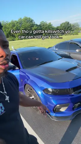 Even tho u gotta killswitch yo car can still get took… #atoyye #thebest #hellcat #protection 