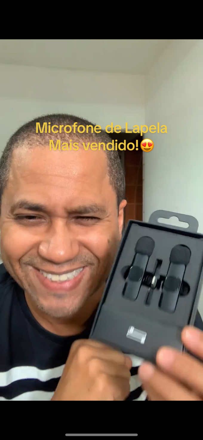 Microfone de lapela dessa marca, aqui é o melhor preço do Brasil!#tiktokshopchegou #microfone 