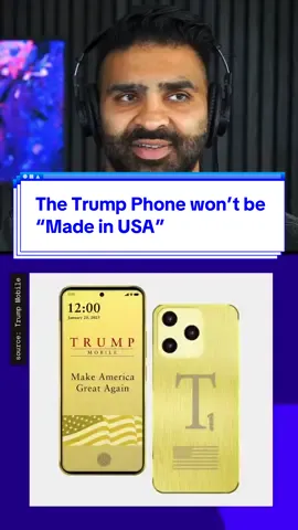 Now the T1 Phone 8002 is ‘designed with American values in mind,’ which is… different. #vergecast #trump #trumpmobile #tech #techtok 
