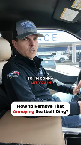 How Do You Disable That Annoying Seatbelt Beep? Ever just need to move your truck without that constant seatbelt chime going off? Ford actually gave us a way to disable it — they just don’t advertise it. Watch closely. #SeatbeltHack #FordTrucks #TruckBuyingTips