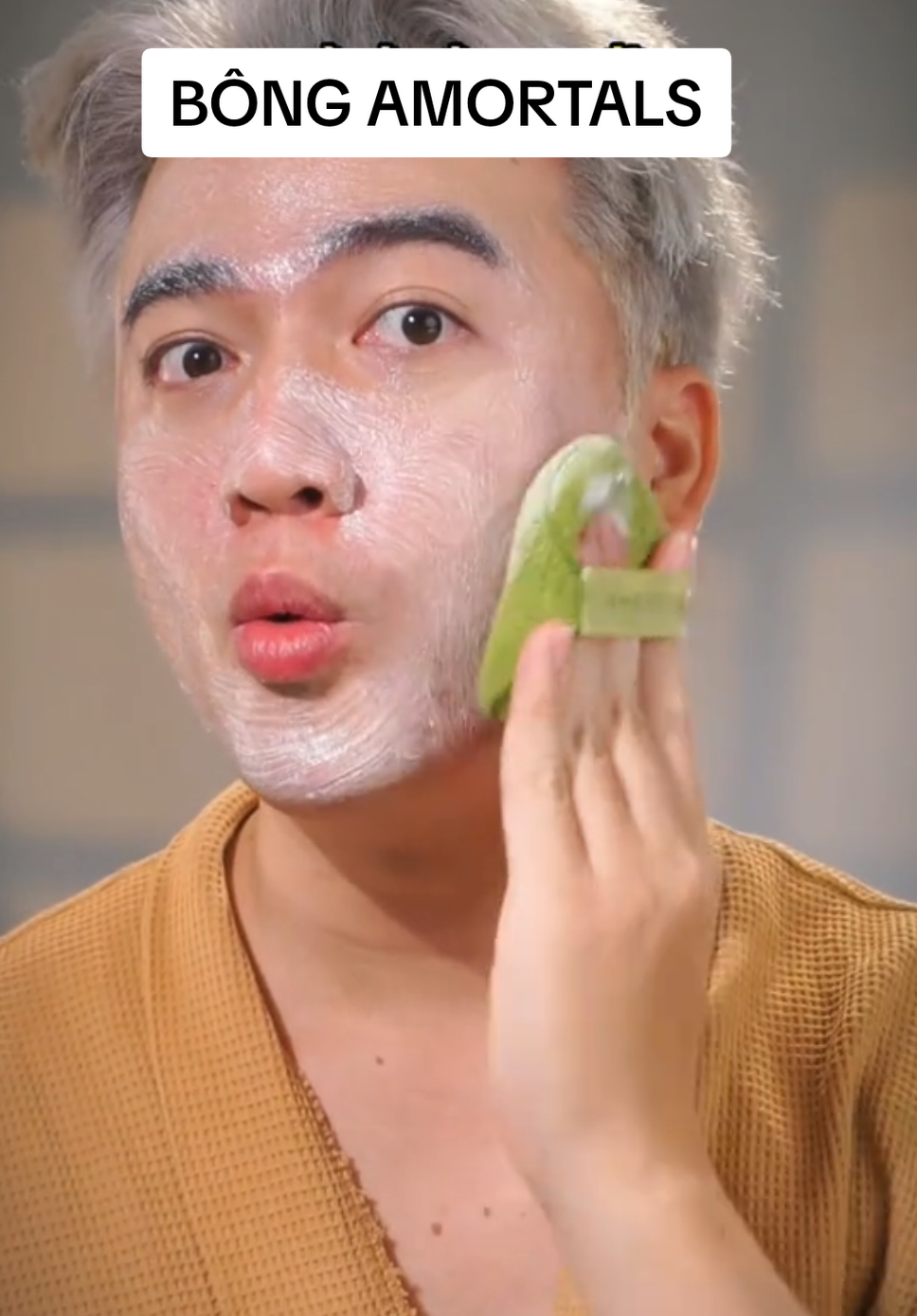 Bông rửa mặt AMORTALS, Làm sạch tốt, mịn da nhưng rất êm, không gây nhạy cảm, dùng được cho hầu hết các sản phẩm làm sạch #amortals #bongruamat #skincare #beauty 