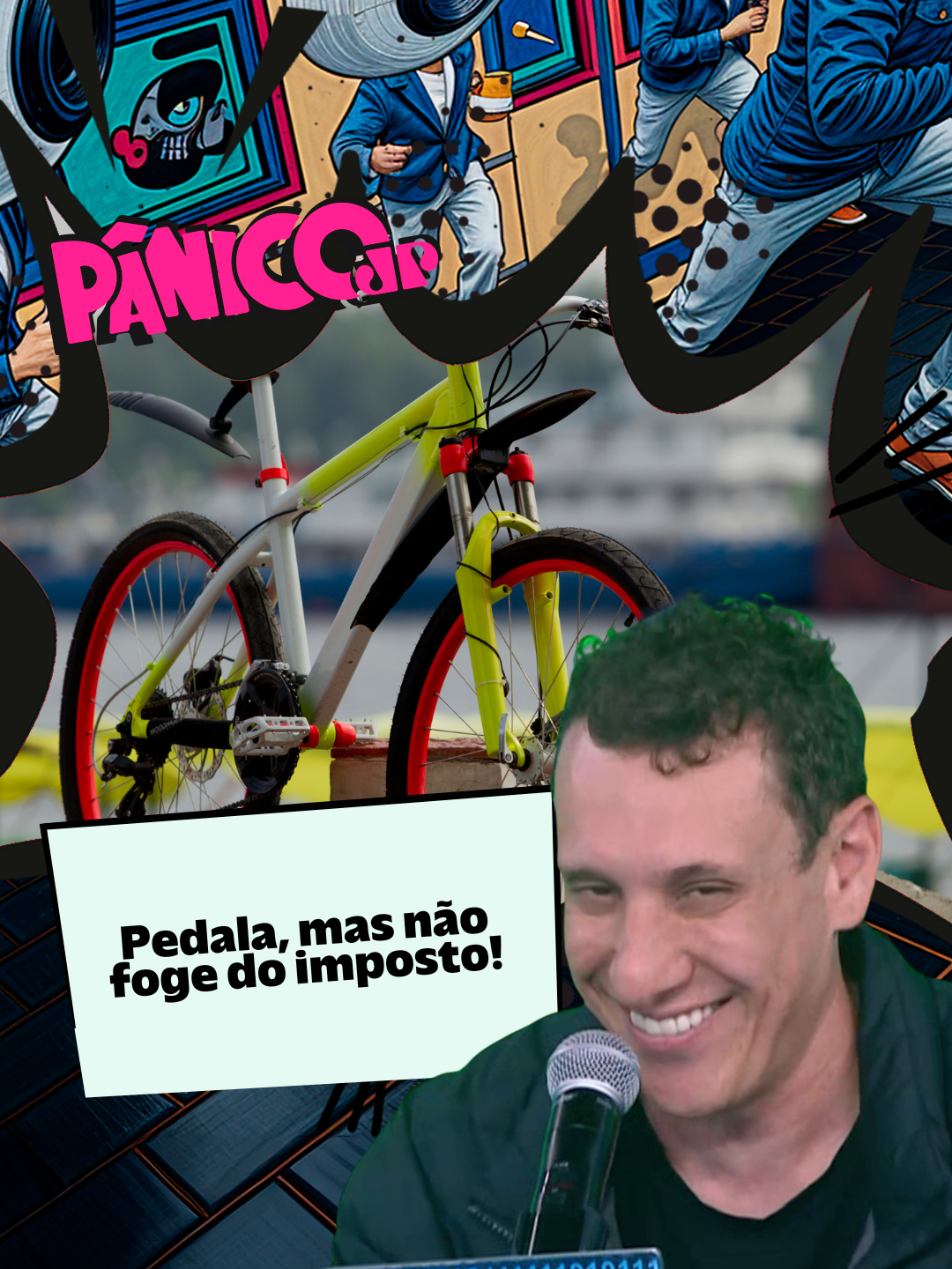🚲 A PIOR IDEIA É SEMPRE A PRÓXIMA? Será mesmo que vão colocar IPVA pra andar de bike por aí? Samy Dana, de cabelin na régua, fala sobre essa possibilidade que tira o sono de quem curte uma ciclofaixa. 📺 Confira na JP News e Panflix #Pânico #IPVA #Politica #Imposto #Bicicleta #Bike