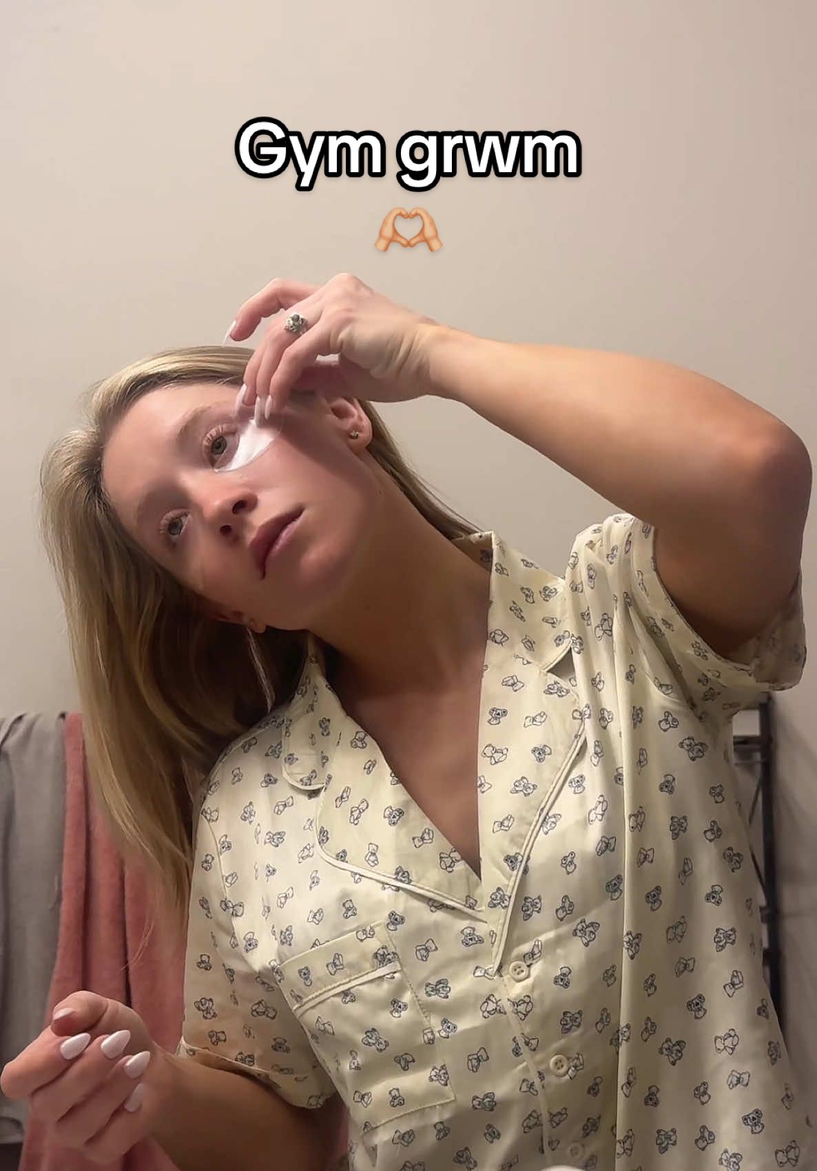 Let’s get ready for my favorite part of the day, together ♥️ #fyp #skincare #grwm #gymgrwm #workout #gym #morning #foryoupage #foryou #thanksforwatching 