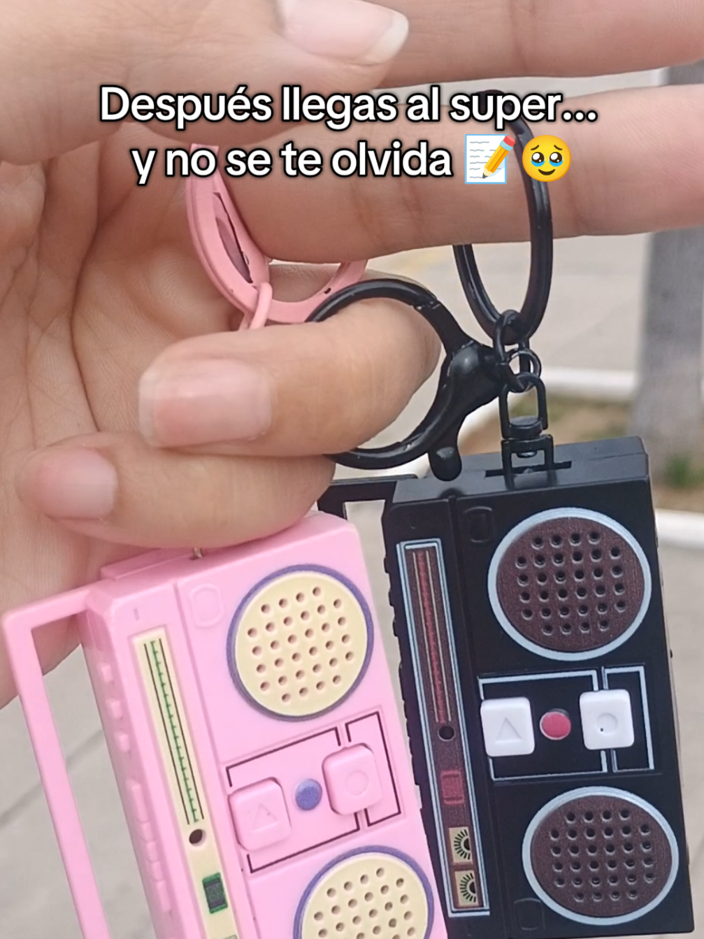 La mejor retro grabadora 💓 #recados #llavero #grabacion #grabadora 