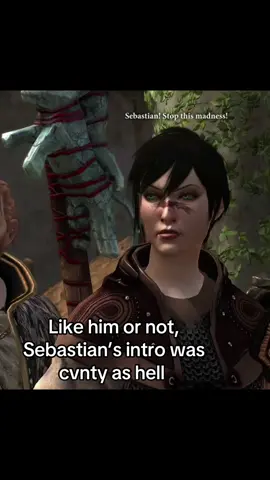 Having to sensor cvnt bc tiktok tried to ban me last time I commented it 💔💔💔 IT WAS ABOUT SEBASTIAN TOO THEYRE TRYING TO SILENCE THE TRUTH #dragonage #dragonage2 #sebastianvael