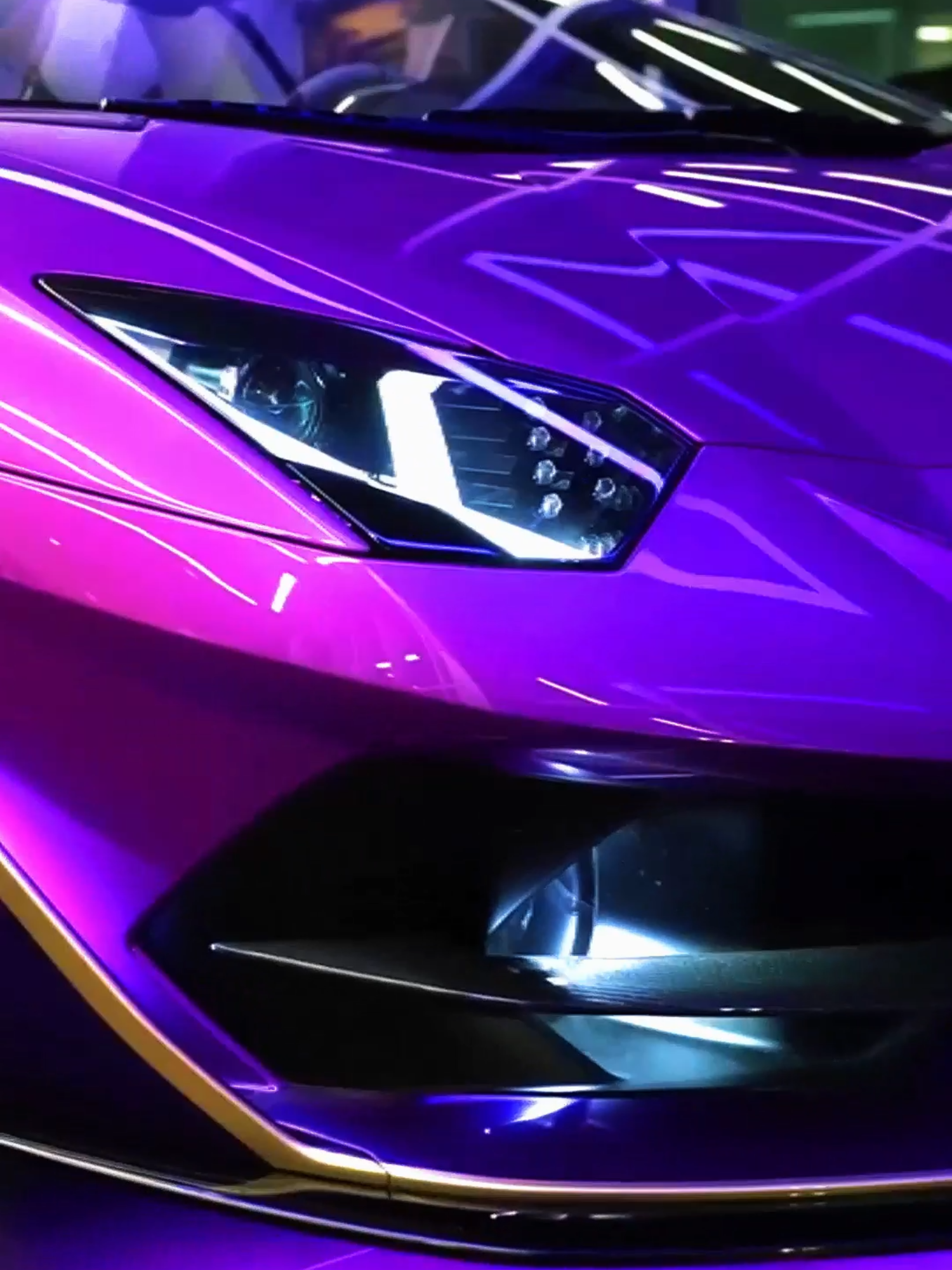 Aventador 4K 🔥😈|🎥@heatherballentine|İdea:@prismatvv|#car #edit #8k #viral #teamfx⚜️ #lamborghini #aventador #svj #purple