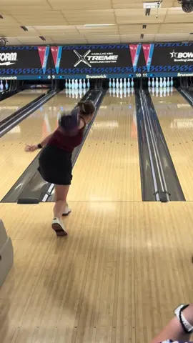 I just need to throw it like that every. single. time 👁️ 👄 👁️ #bowling #strike #release #pwba #tournament #competition #sports 