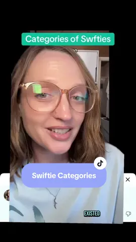 Regardless of categories all swifties are swifties 🫶🏻 but for fun, what category of swiftie are you? #swifttok #swifties #taylorswift #swiftie #taylornation #greenscreen 