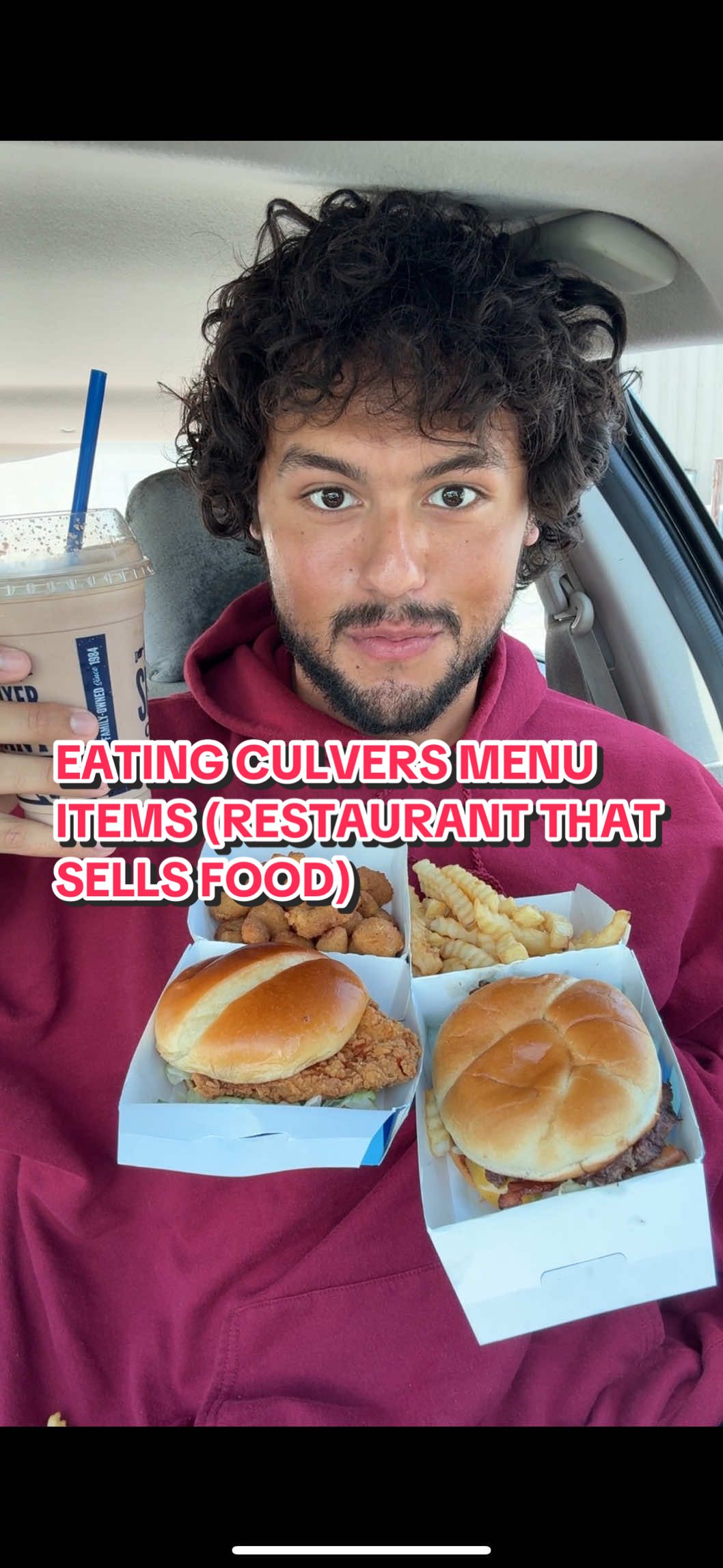 CULVERS WAS LOOKING MIGHTY DELICIOUS! So you know I had to see what the hype was about! #cheeseburger #burger #chicken #chickensandwich #cheesecurds #fries #cheesesauce #chocolate #peanutbutter #shake #food #eats #Foodie #FoodTok #foodtiktok #foodreview #delicious #fun #mukbang #asmr #explore #fyp #foru