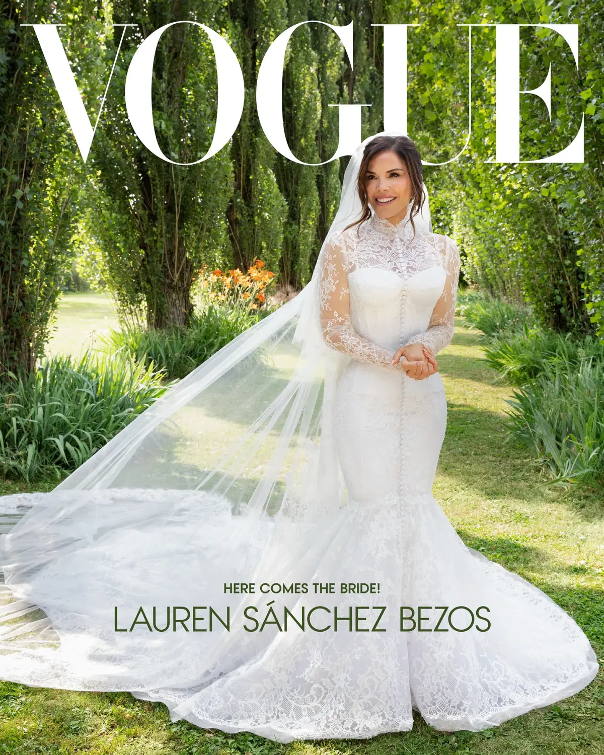 Lauren Sánchez Bezos and #JeffBezos are married! For Vogue’s June 2025 digital cover story, Chloe Malle meets Sánchez Bezos in Italy to discuss her sprawling wedding weekend, how her recent flight to space shaped her bridal look, and much more. Head to the link in our bio to read the full story.
