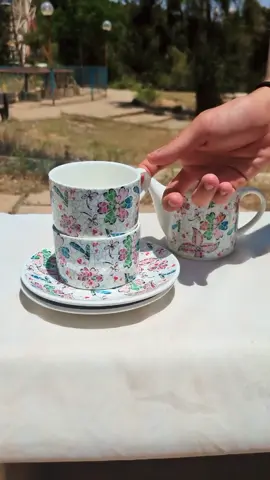الشاي... يبدأ من سرفيس يليق باللحظة. أجواء تركية، تفاصيل أنيقة، ولمسة من راجيد. ✨ التوصيل متوفّر والتغليف أنيق، مثل ذوقك تمامًا. 📦 اطلب الآن واصنع لحظتك.  سرفيس يليق جدا بشخصين زوجين صديقتين اختين سارعو ا يوجد قطعة واحده منه و سعره جد مناسب  #شاي #راجيد #قهوة_عربية #شاي_تركي #teatime #türkiş_çay #rajidtouch