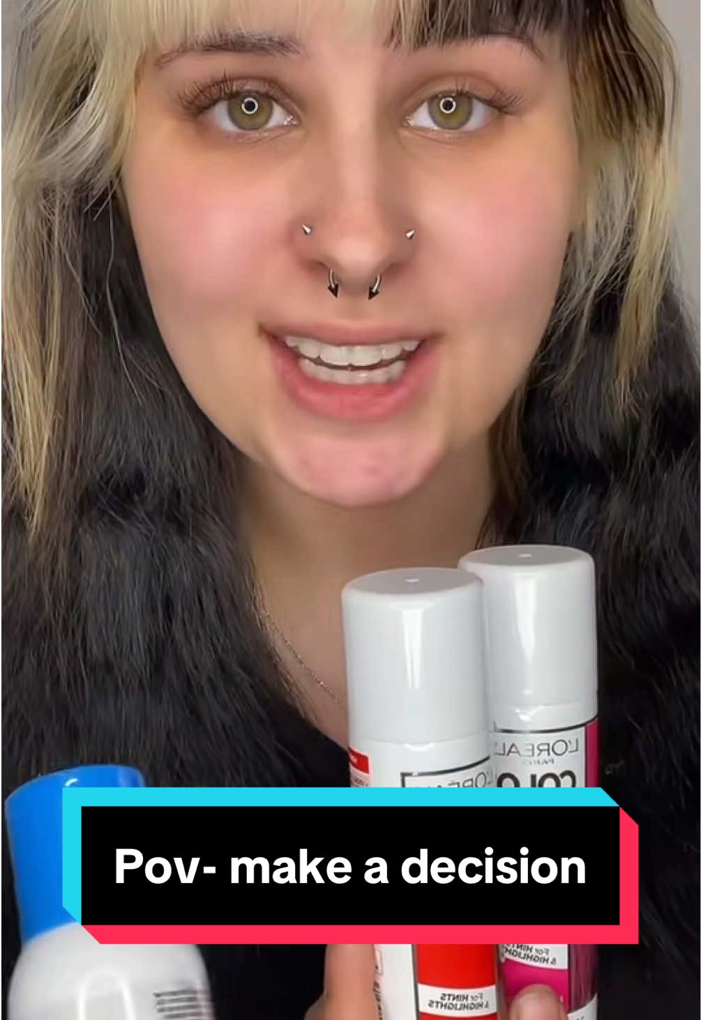 This was last year but should I dye my hair or leave it? 🤔 #hairdye #splithair 