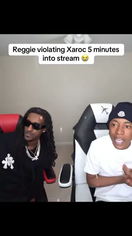 Reggie violating his guest Xaroc on his first 5 minutes on stream 😭 #reggie #xaroc #amp #fyp 