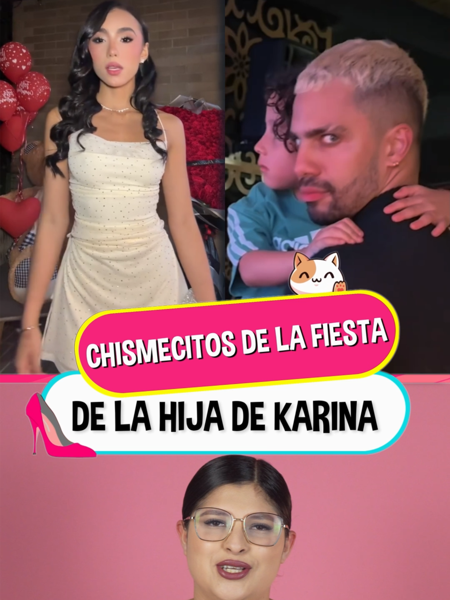 Chismecitos de la fiesta de 18 años de la hija de Karina Garcia