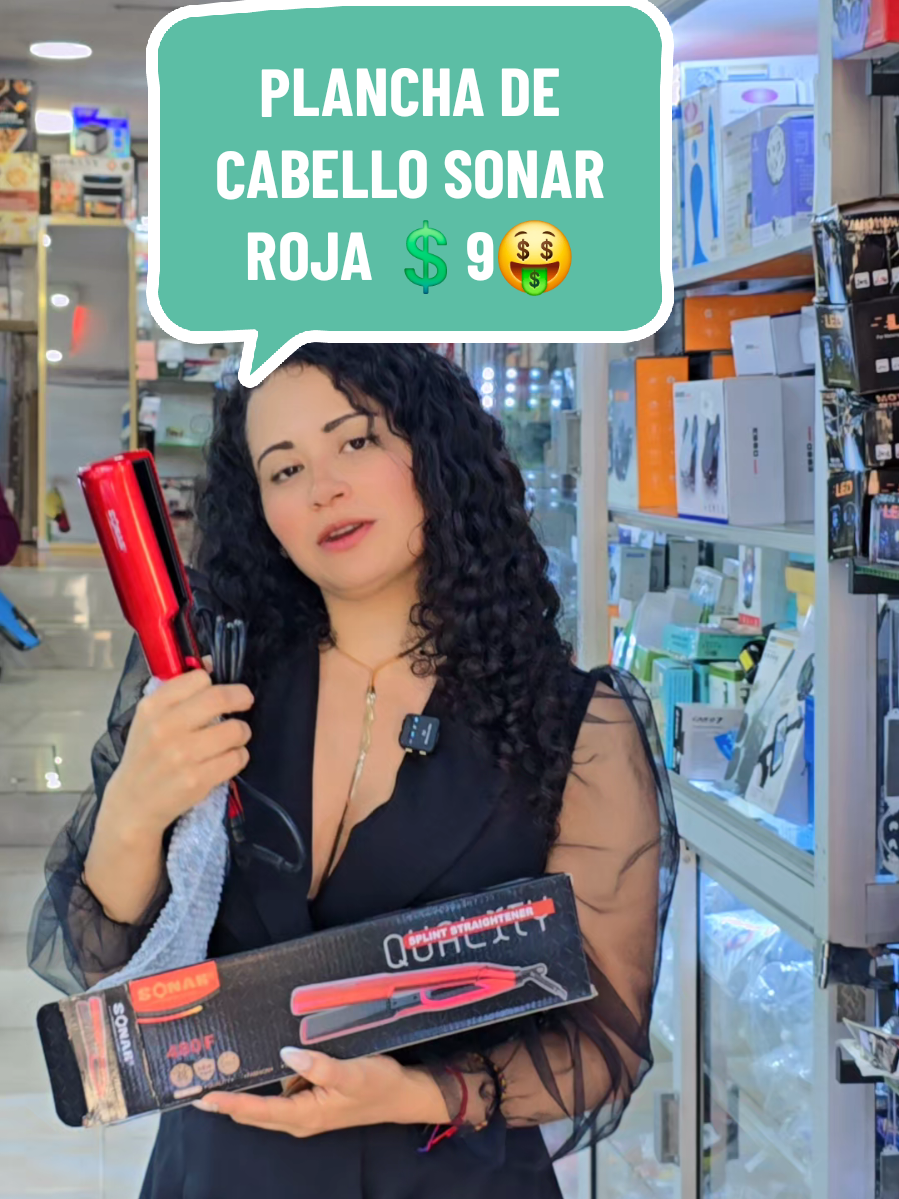 PLANCHA de cabello SONAR ROJA $9 #elcoca #riobamba_ecuador🇭🇹🇪🇨 #riobamba #videoviral #clientes #mujeres #belleza #alisado #$$
