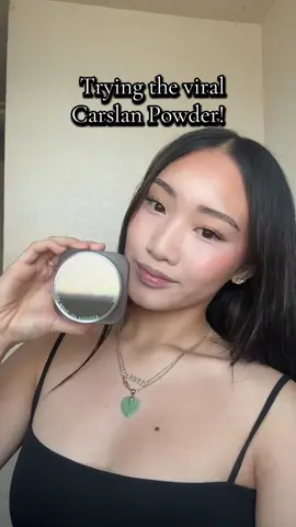 This powder is TOO GOOD, definitely adding this to my collection!! 🖤 @carslan_us #fyp#foryoupage#fypシ#makeup#carslanwaterproofpowder#carslan  
