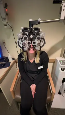 Wonder what we’re scanning/what the tech sees on the other side of the machine? We’ll show you! Here is the POV of ophthalmology testing from the patients view vs. ours! List of machines and what they do below⬇️⬇️⬇️⬇️⬇️⬇️⬇️⬇️⬇️  1. Slit Lamp- a microscope specialized to give a magnified view of the structure of the eye 2. Cornea Topography- maps the curvature of the surface of a patients cornea  3. OCT- takes a detailed cross section image of the macula or optic nerve  4.Auto Refractor- an objective measurement of a patients refractive error 5. Phoropter- a machine with multiple lenses to check adults for glasses  #ophthalmology#fyp#ophthalmictech#themoreyouknow#eyes#eyeclinic#patients